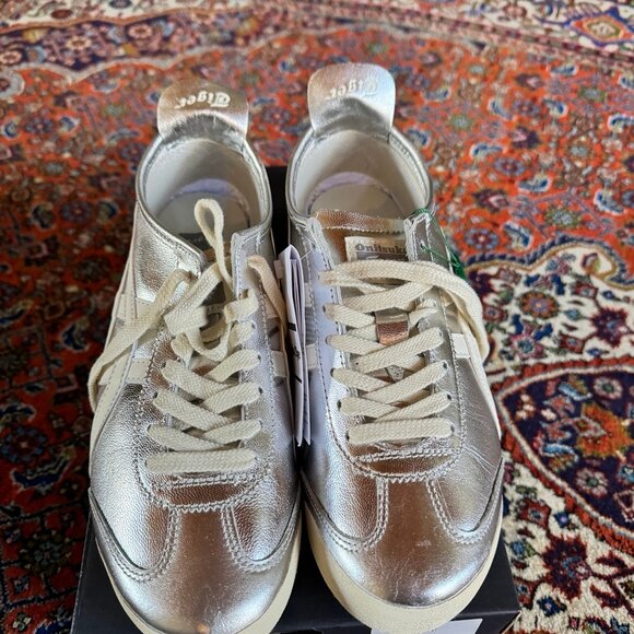 Onitsuka Tiger by Asics Metallic Silver Metallic Sneakers - Picture 5 of 6